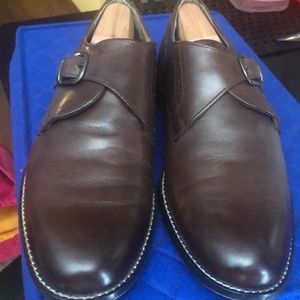 Nunn Bush 8.5 dark brown monkstrap shoes